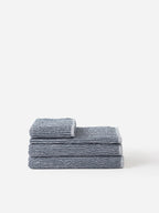 Stripe Cotton Towel Range - Navy/White