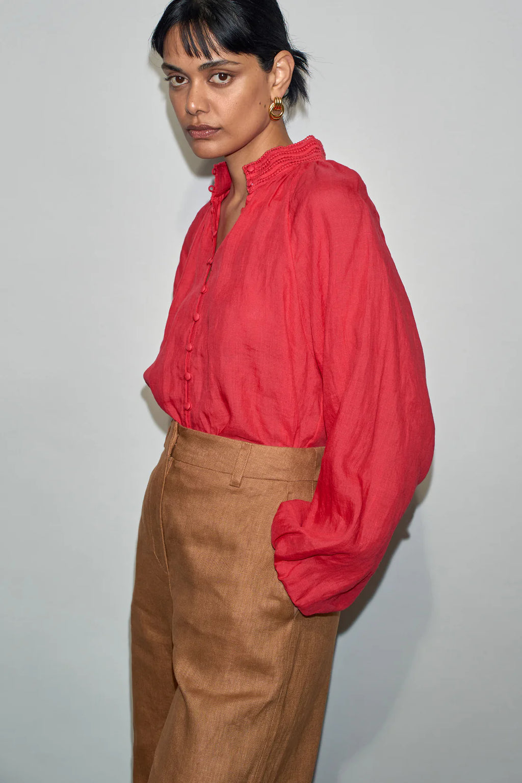 Solstice Top - Scarlet
