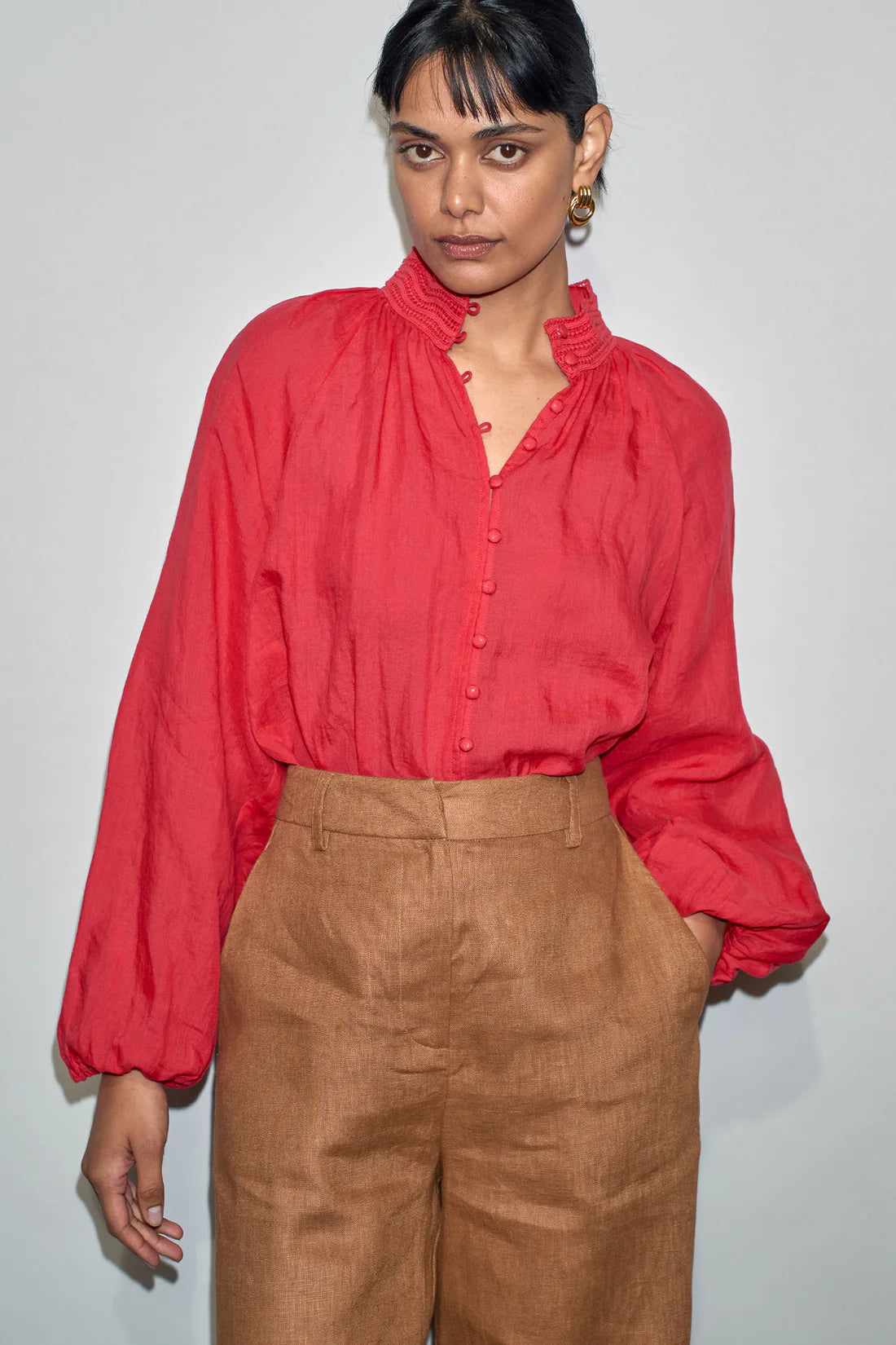 Solstice Top - Scarlet