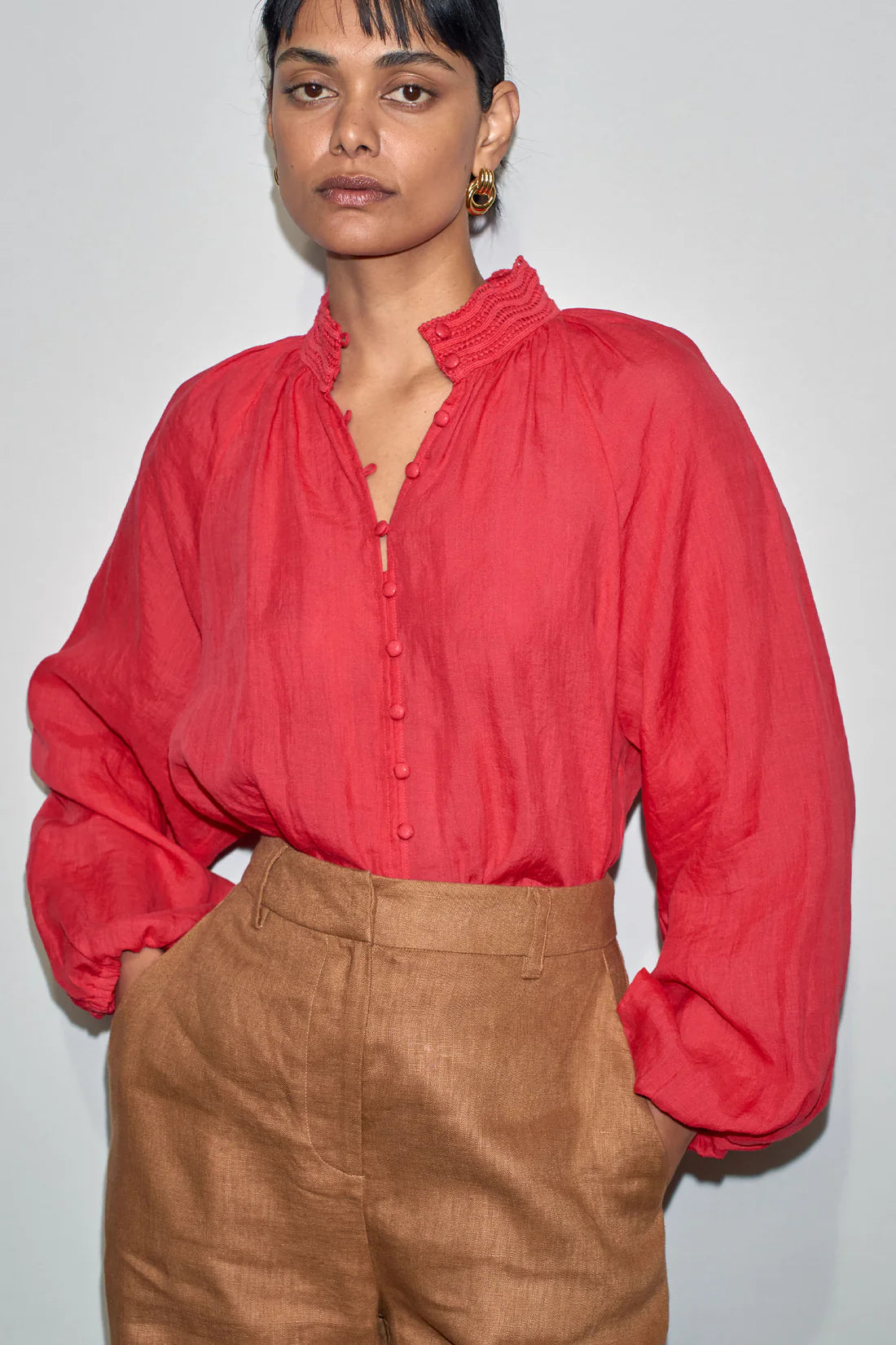 Solstice Top - Scarlet