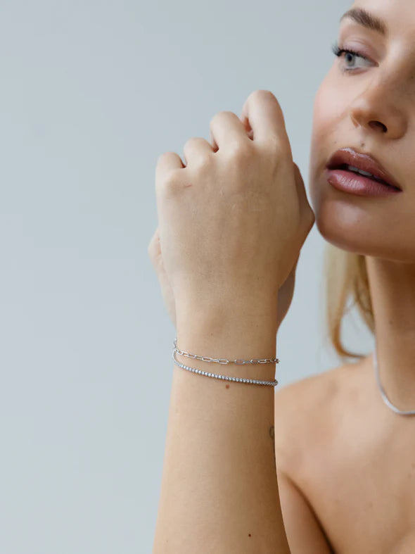 Tennis Bracelet - Silver
