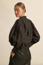 Vista Top - Black Check