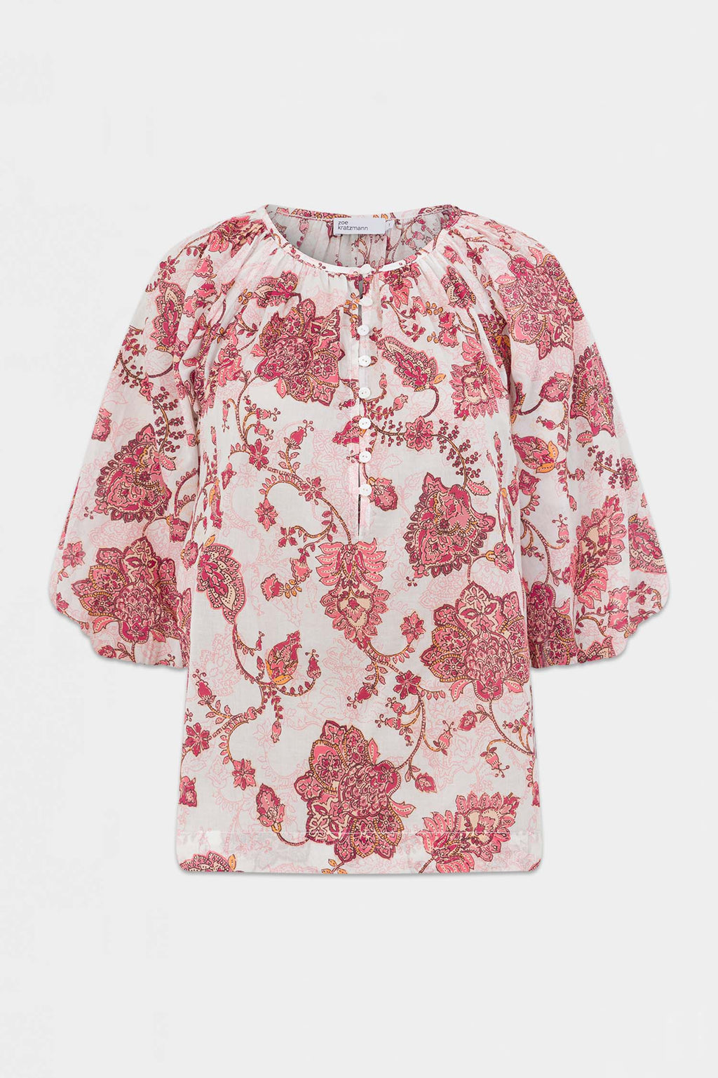 Vow Top - Rose Paisley