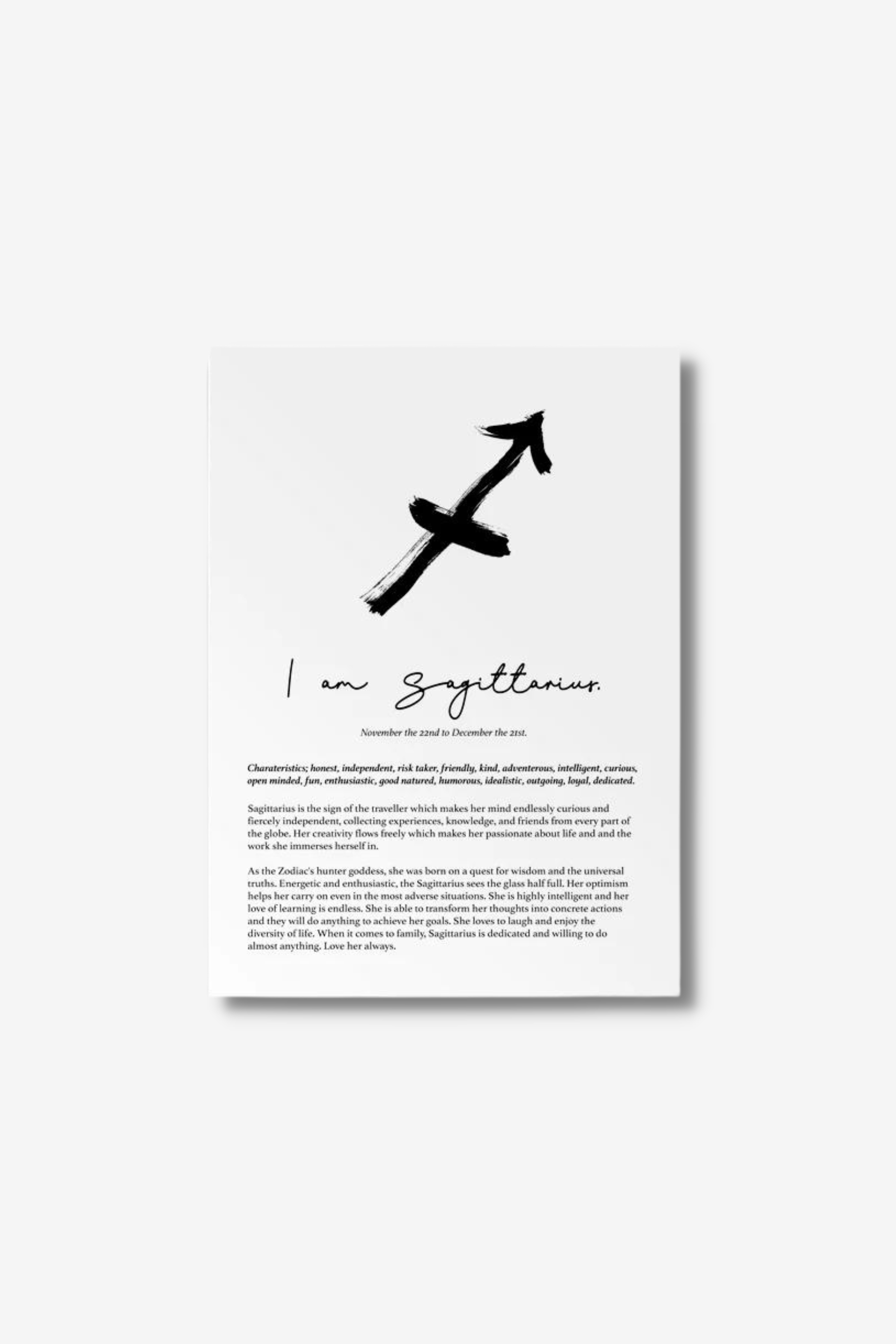 Star Sign Print - Sagittarius