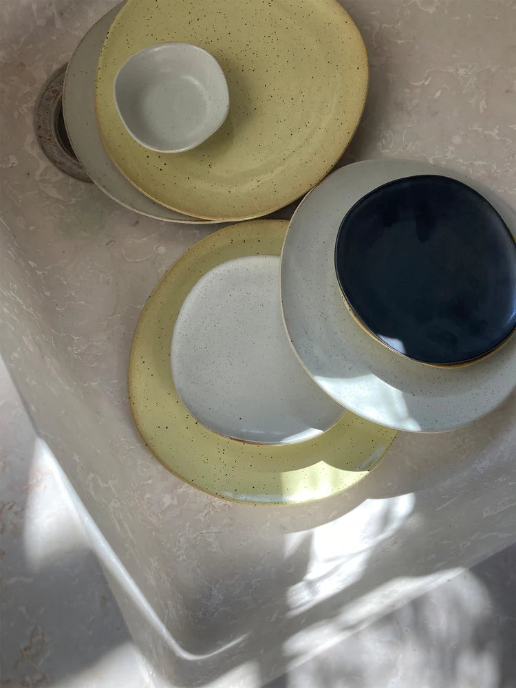 Flow Bowl Small - Off White Speckle