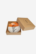Harakeke Native Flower Bowl - Orange Dipped