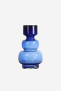 Globe Vase - Blue Glass Tall