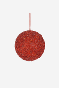 Red Beaded Ball - Medium