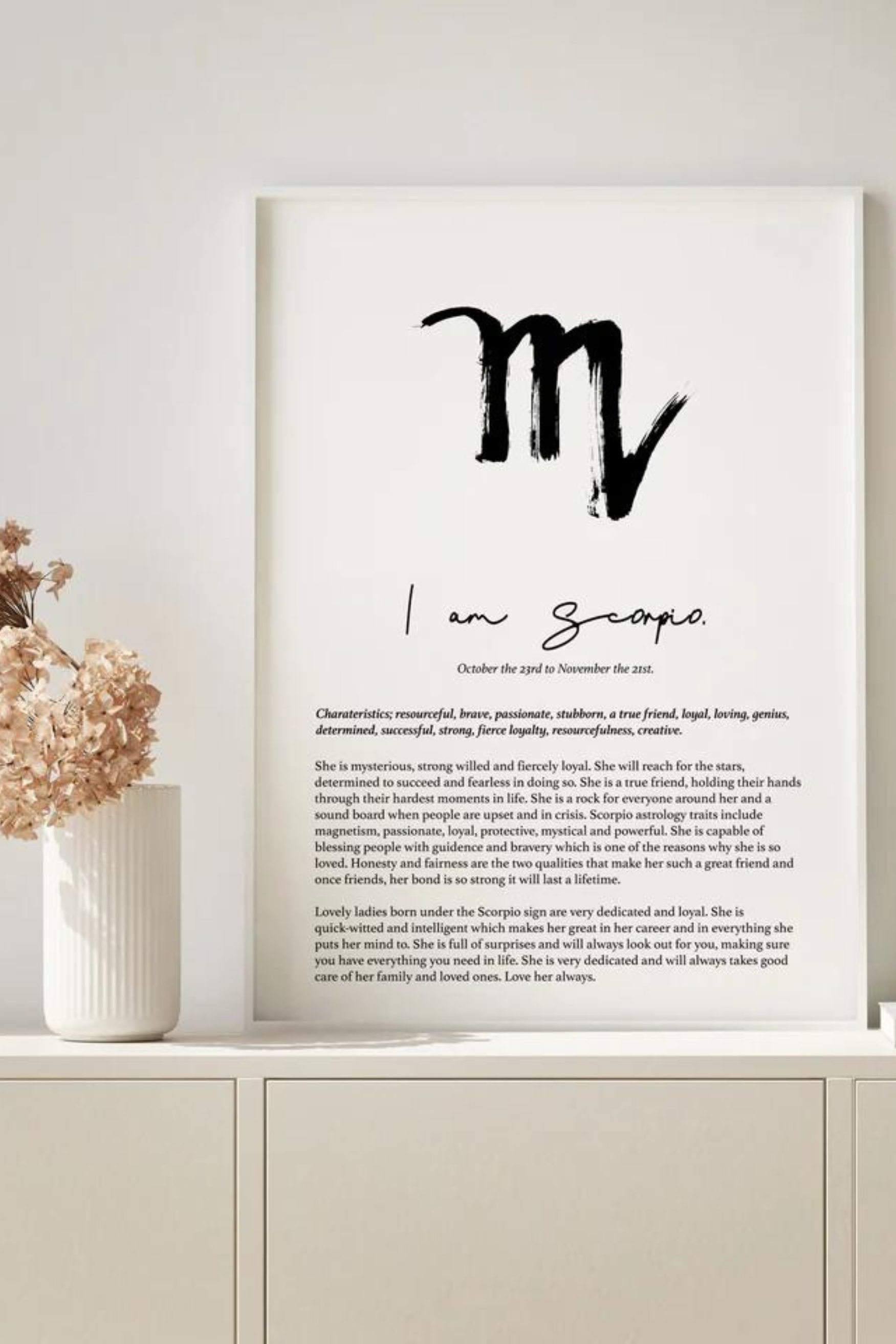 Star Sign Print - Scorpio