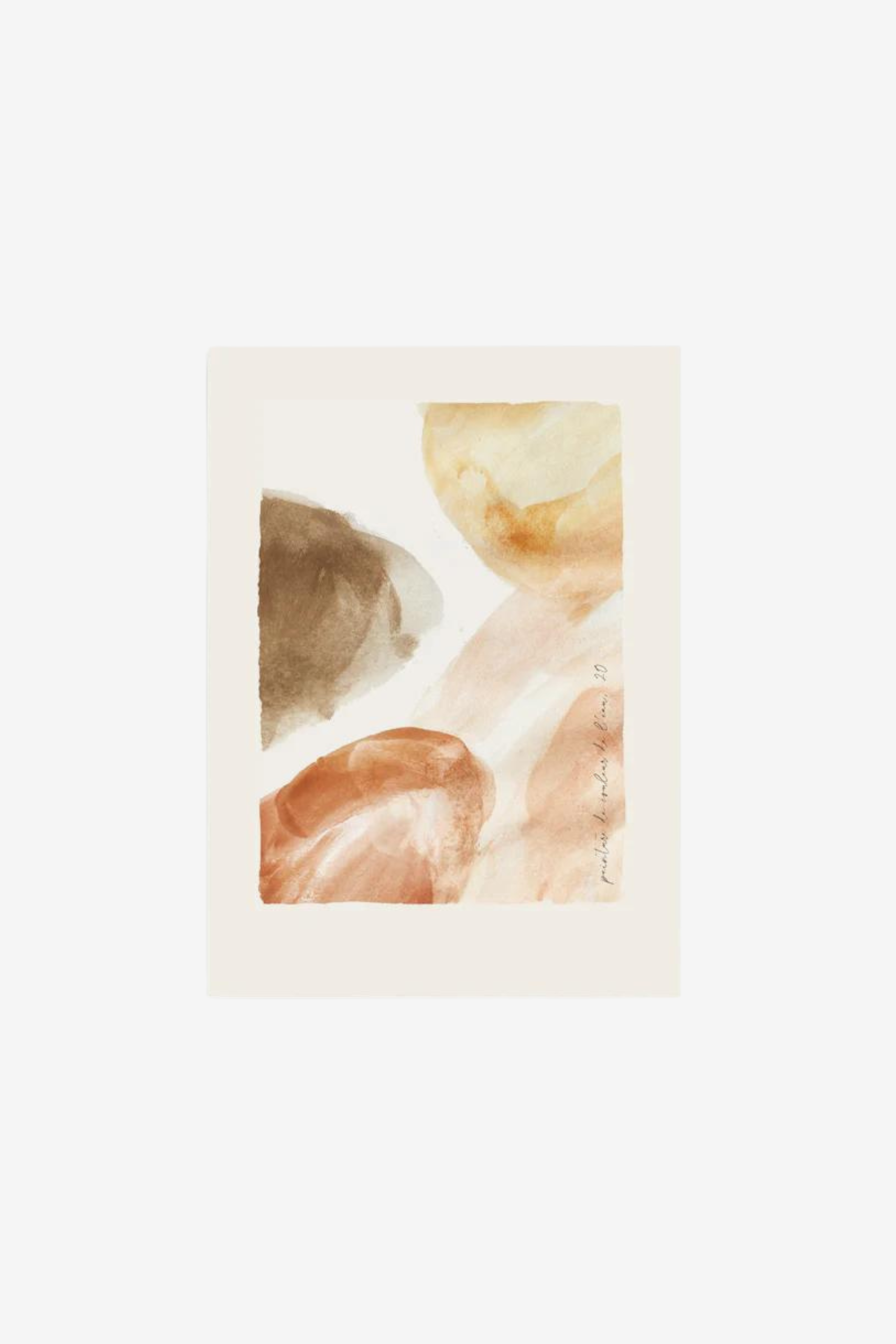 Watercolour Rust - Unframed Print