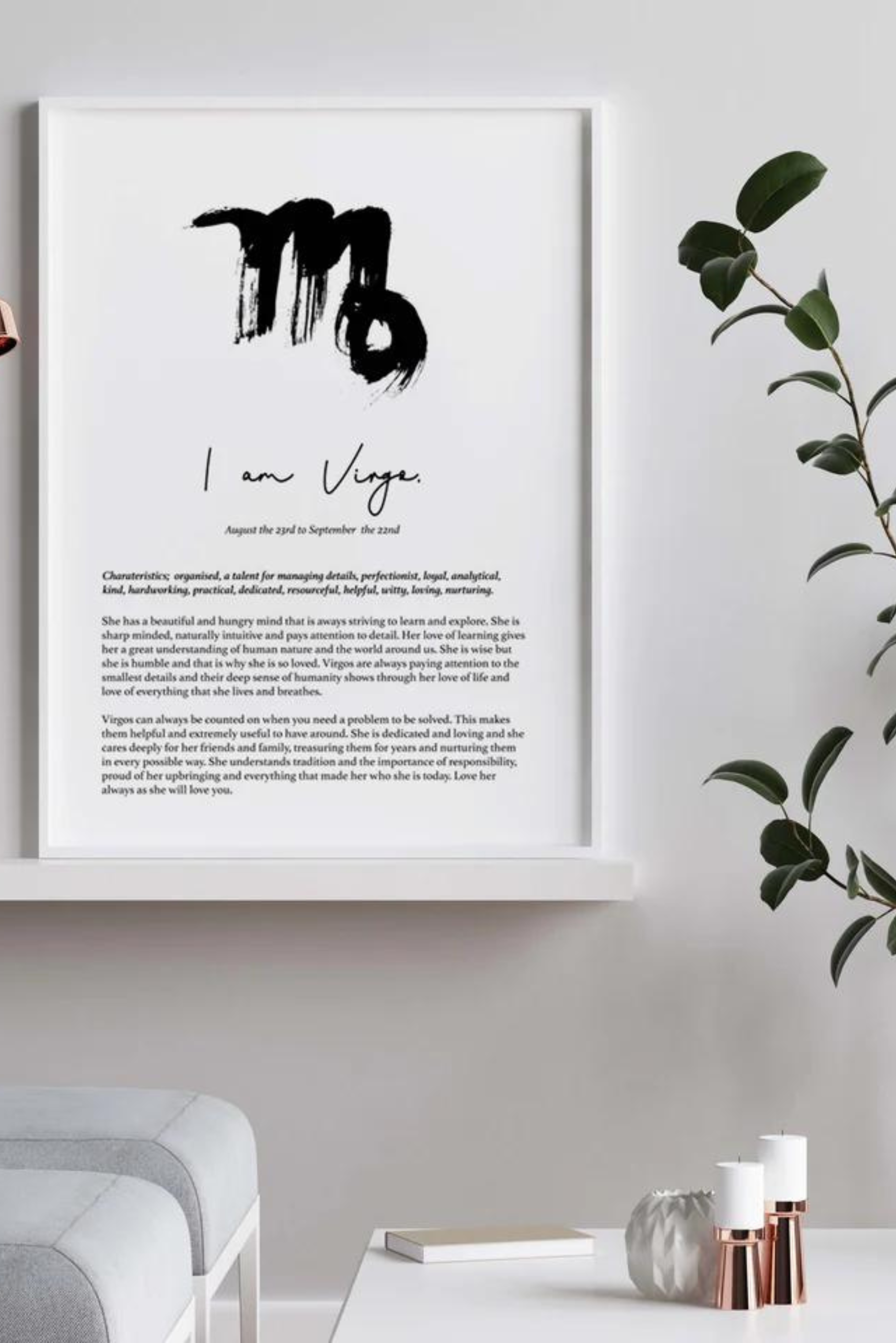 Star Sign Print - Virgo