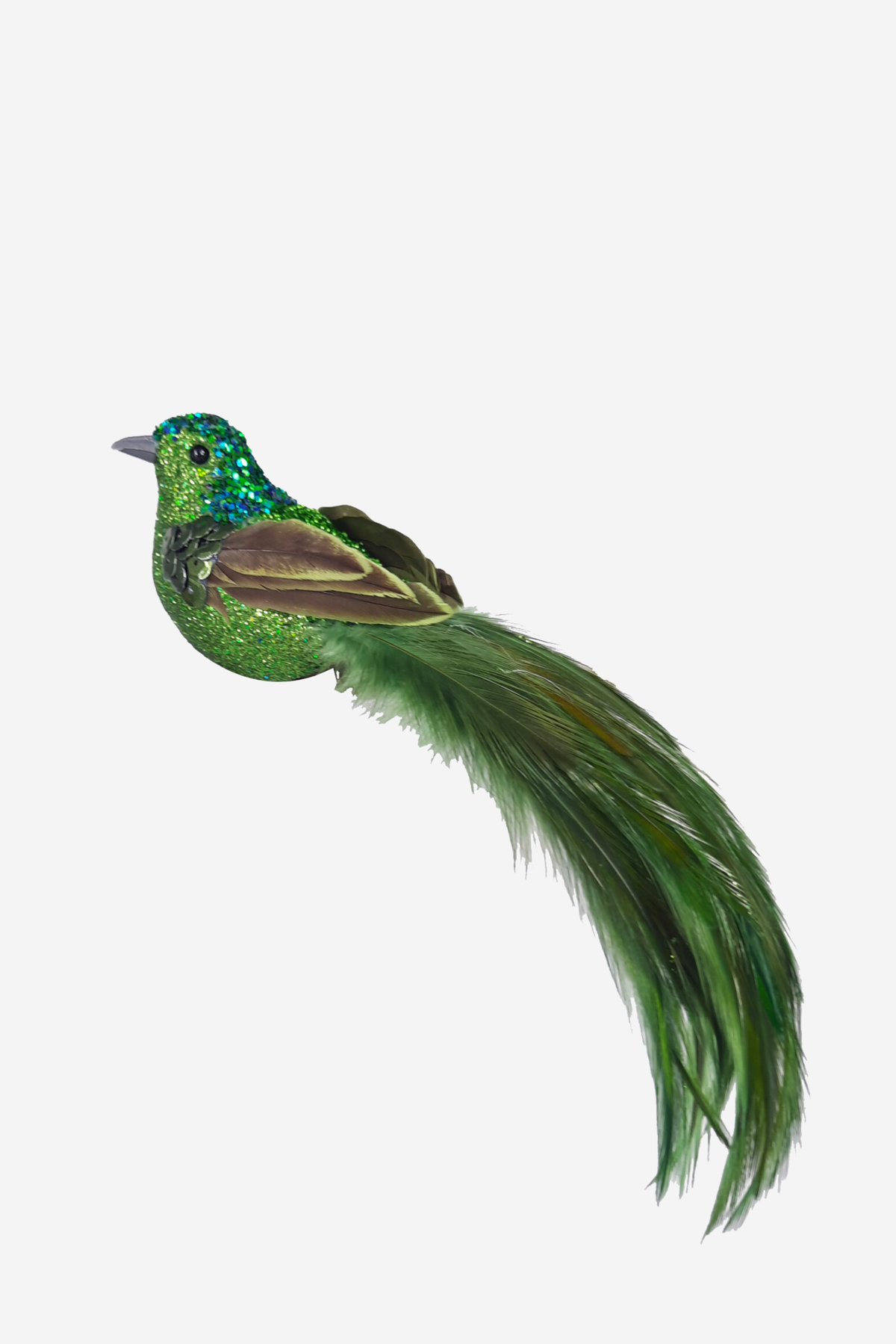 Beaded Forest Bird Medium - Green