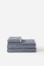 Stripe Cotton Towel Range - Navy/White