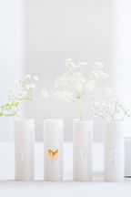 Love Mini Vases - Set of 4