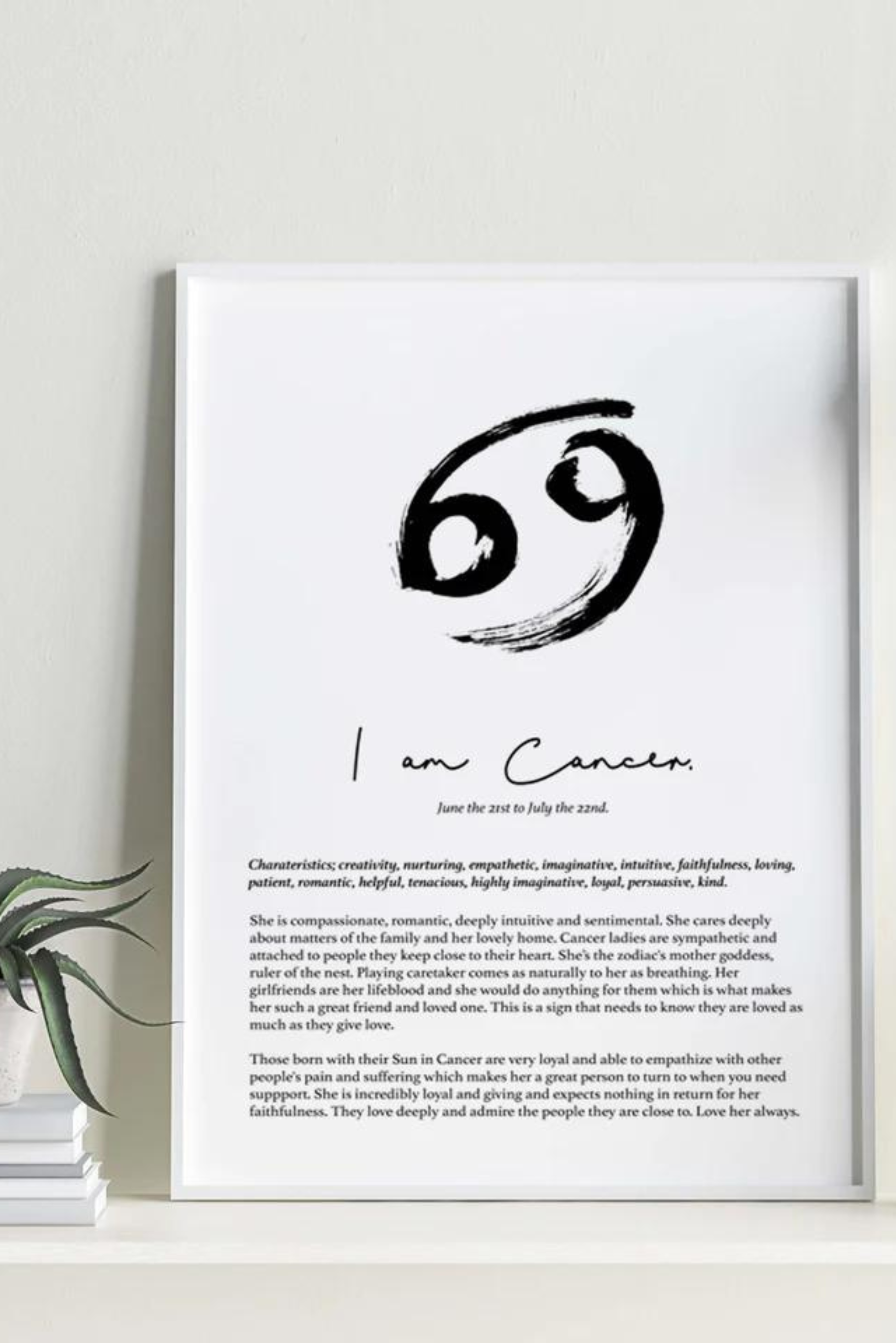 Star Sign Print - Cancer