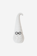 Ceramic Santa w/Metal Glasses - Large