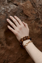 Aurora Bracelet - Tigers Eye/Gold