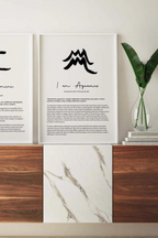 Star Sign Print - Aquarius