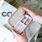 Stackers Medium Travel Jewellery Box - Blush