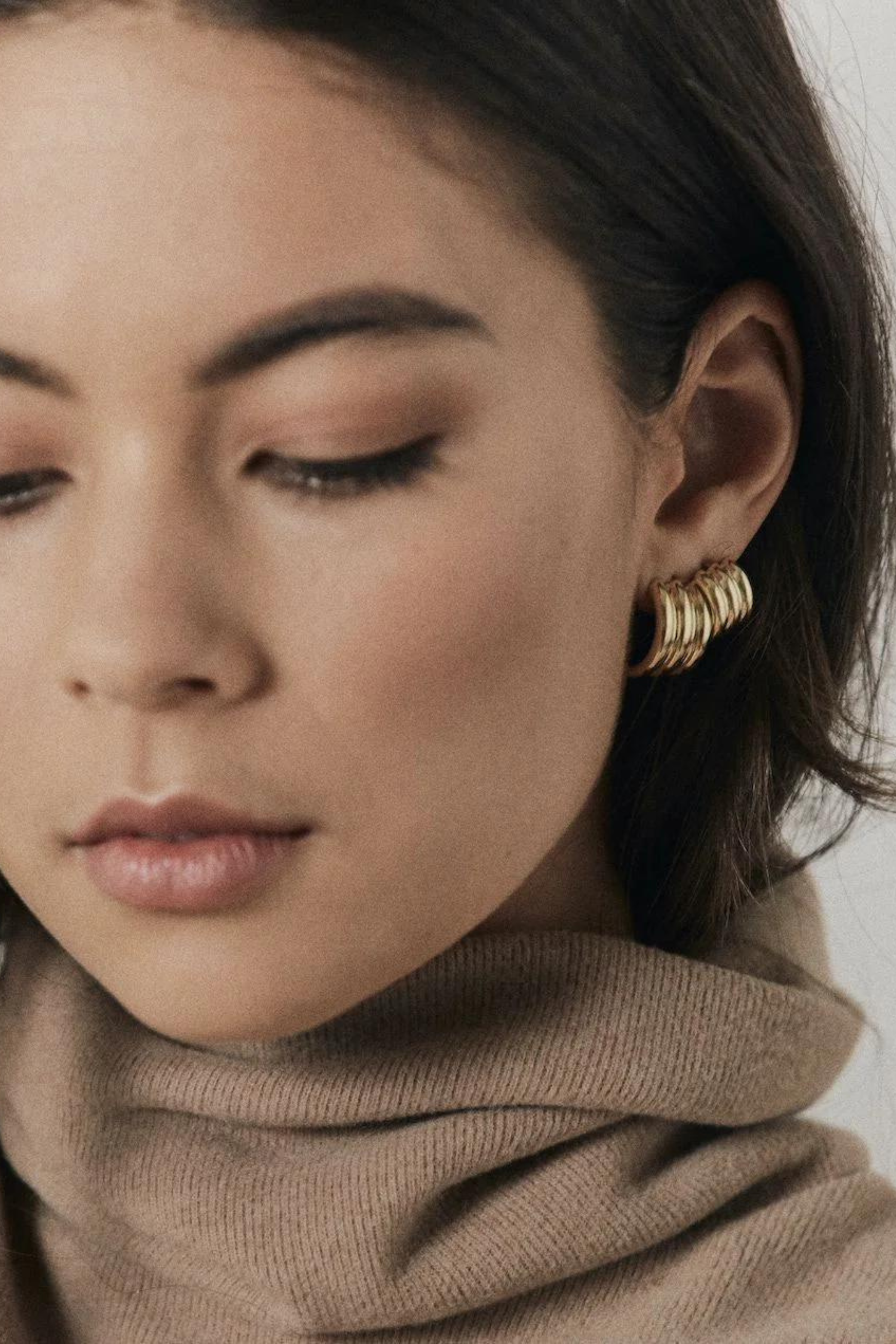 Ella Hoops Small - Silver