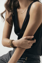 Herringbone Necklace - Gold