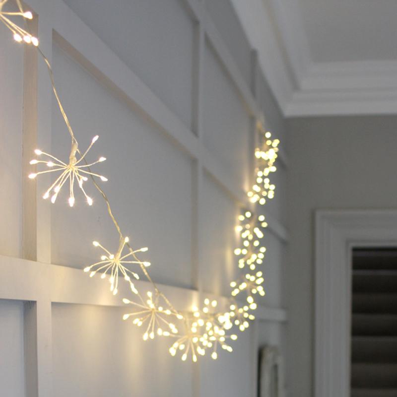 LED Starburst Garland - Battery
