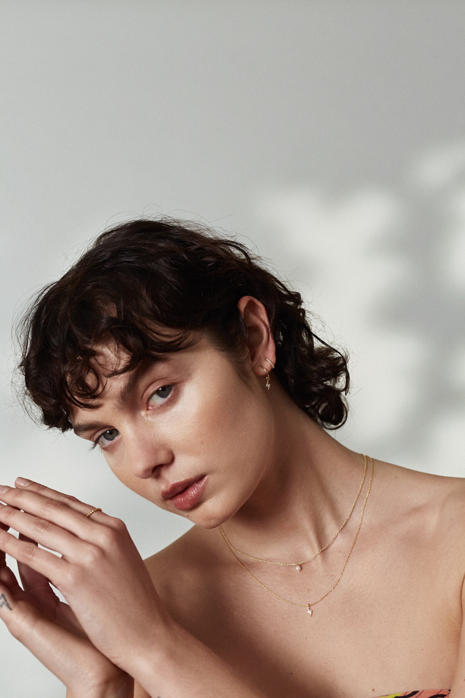 Mini Pearl Necklace - Pearl/Gold