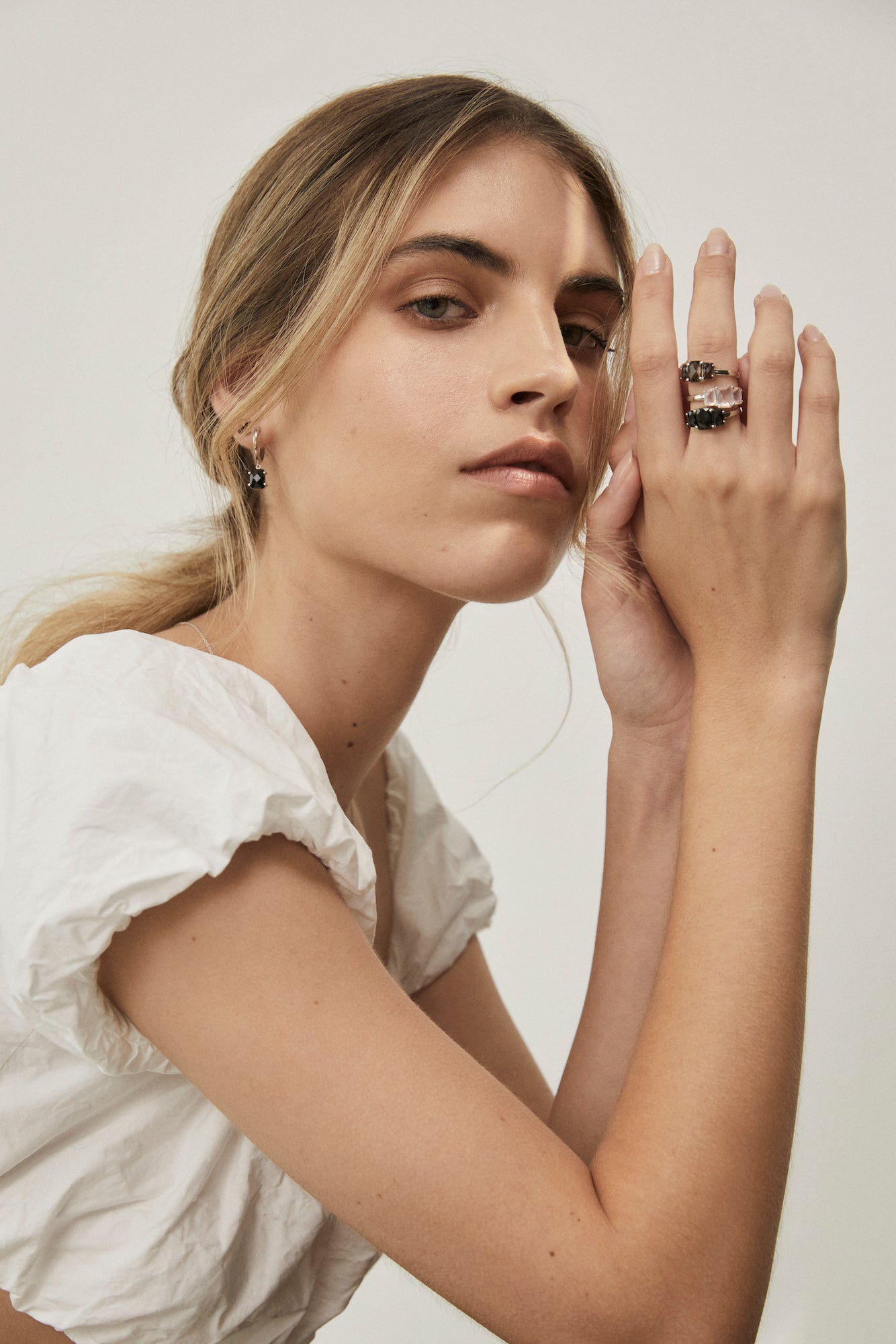 Reverie Ring - Rose Quartz/Silver