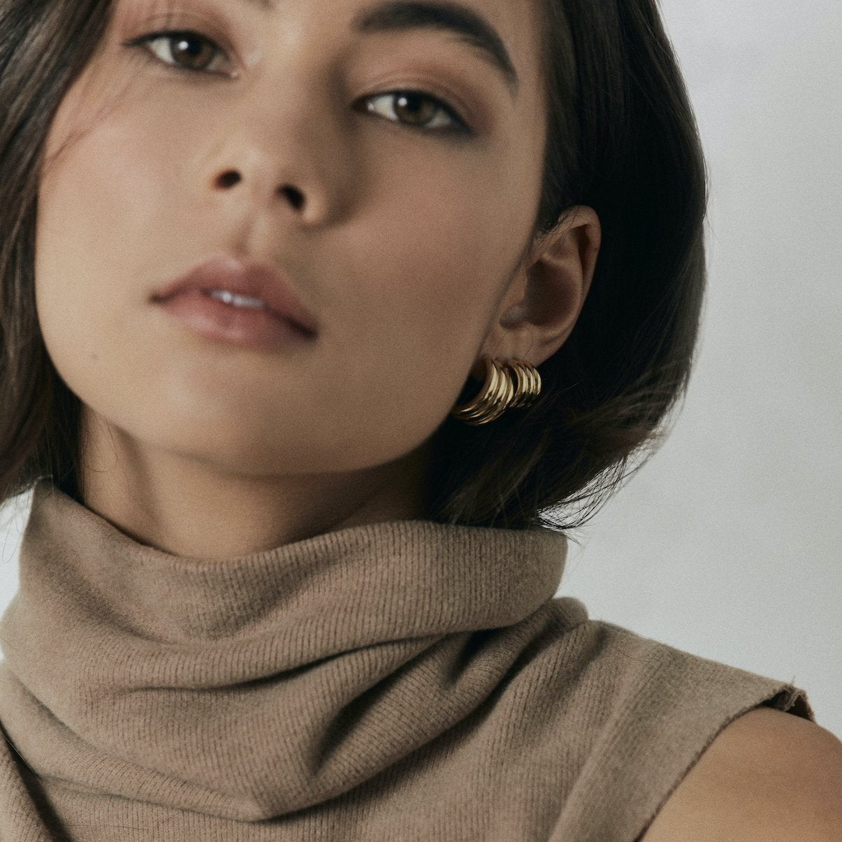 Ella Hoops Small - Silver