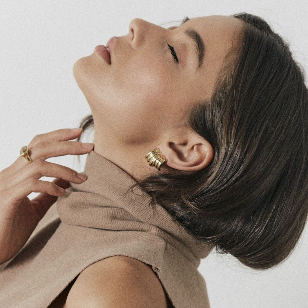 Ella Hoops Small - Silver