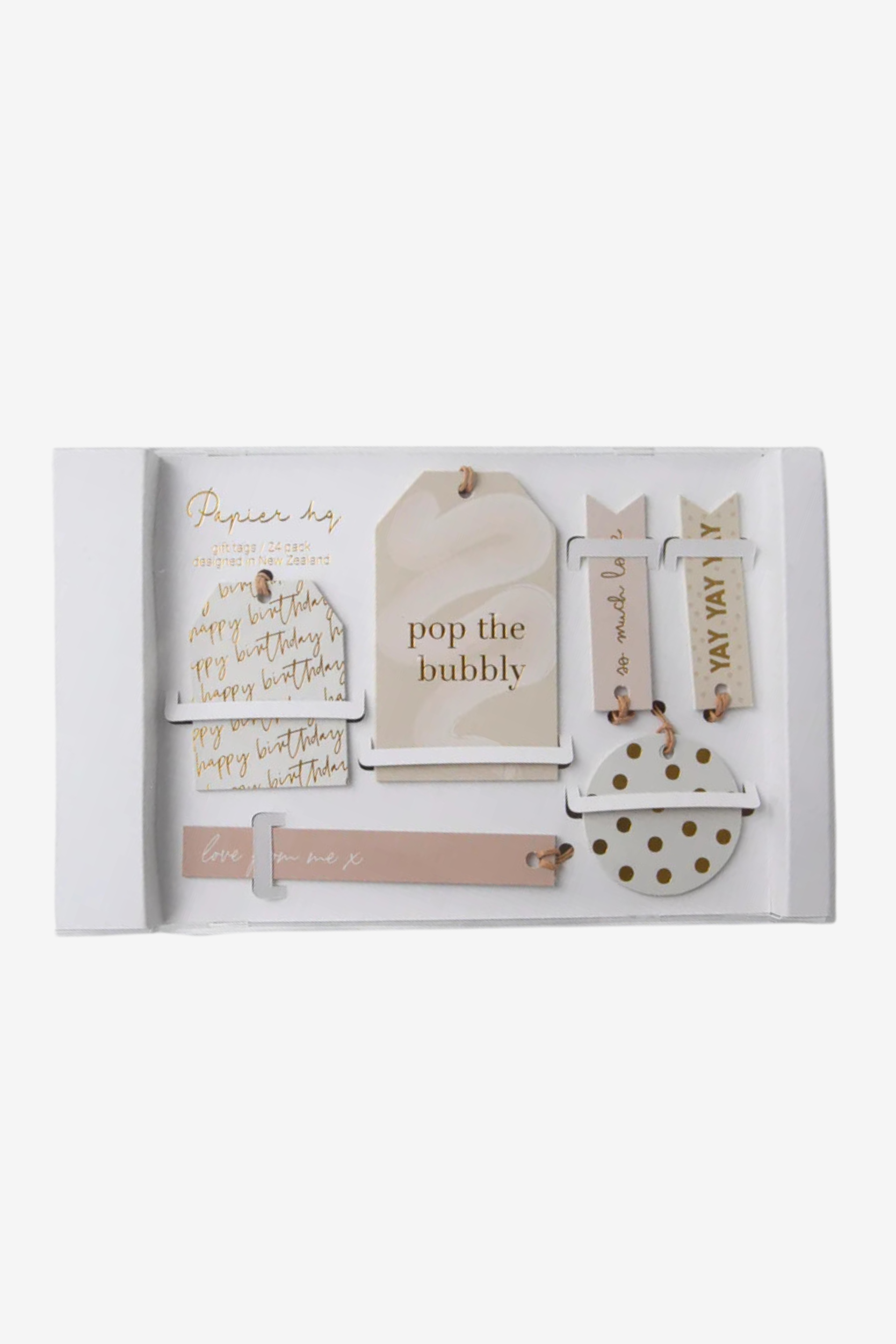 Luxury Blush Boxed Gift Tags