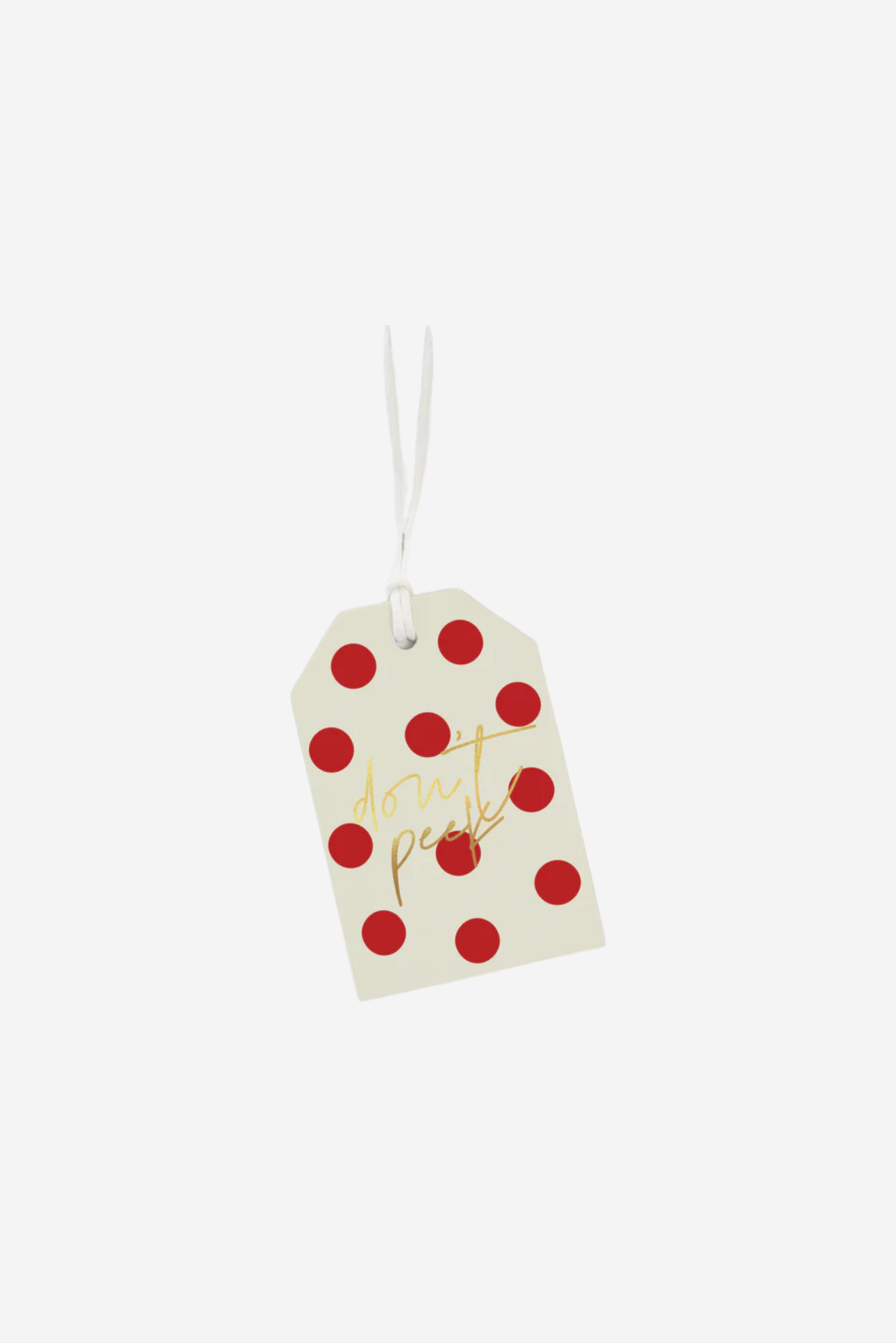 Gift Tag - Don't Peek