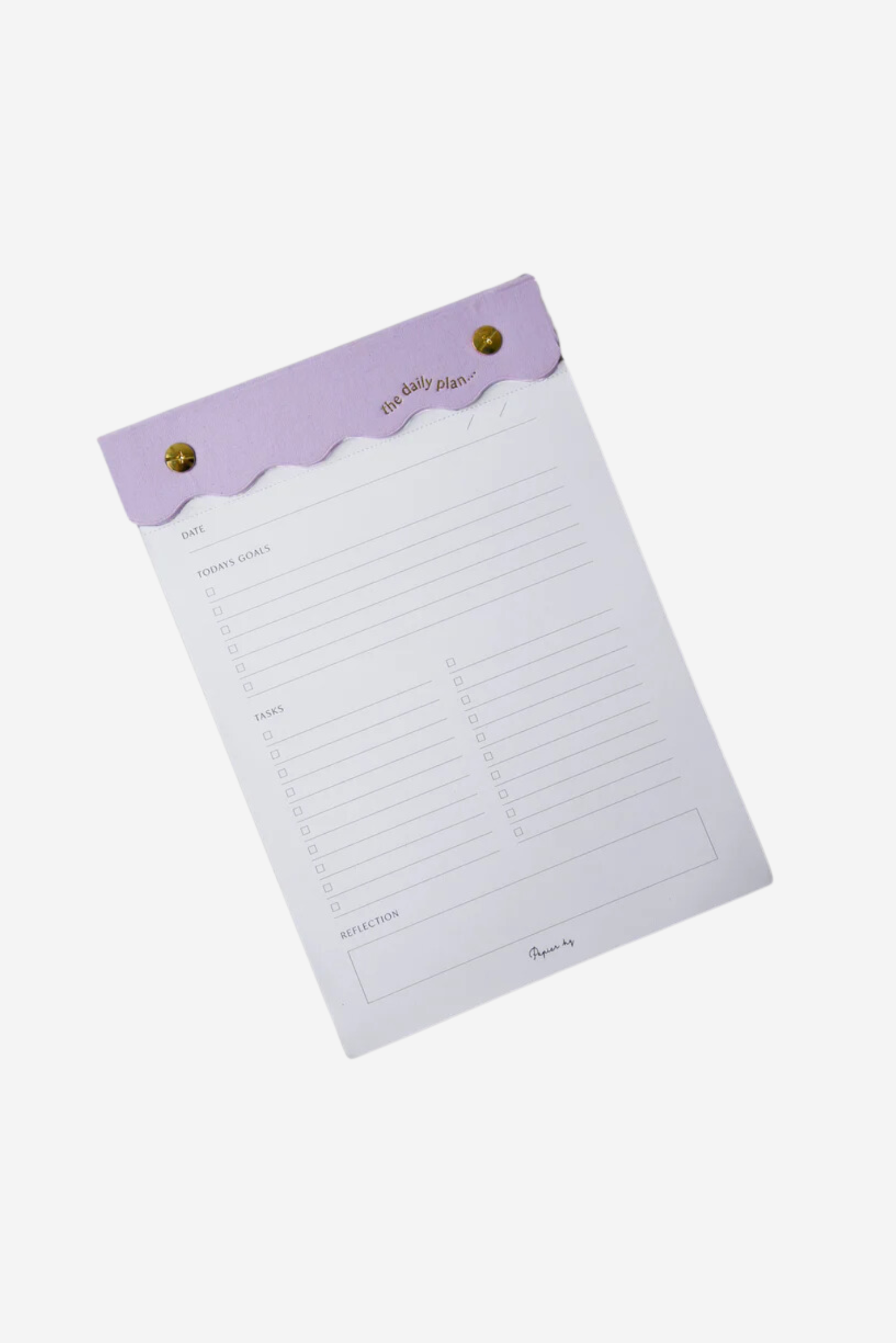 Curved Daily Notes - Lilac