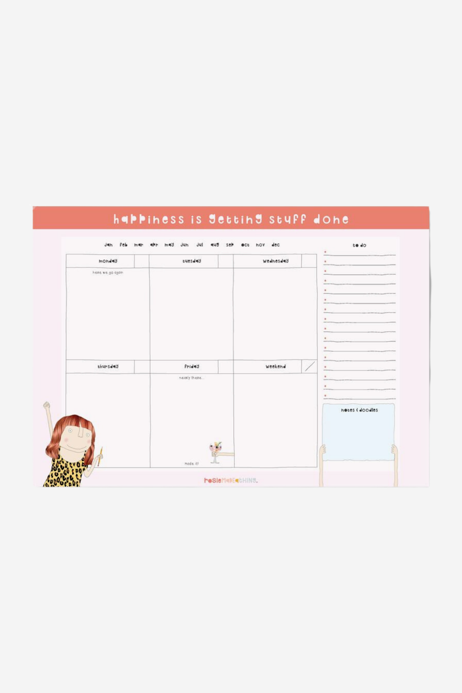 Getting Stuff Done - A4 Desk Planner
