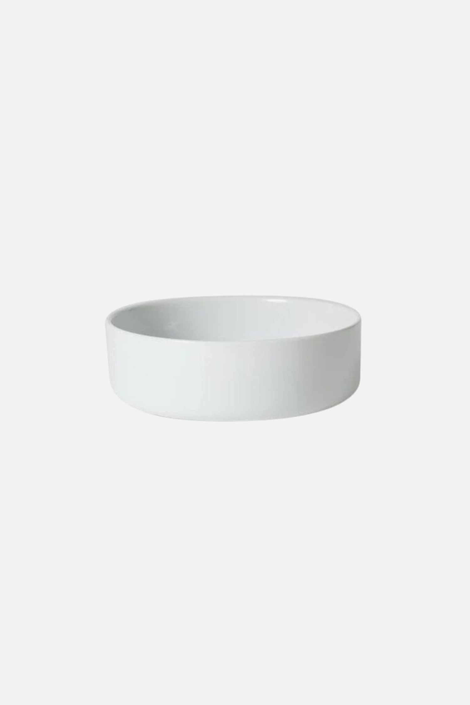 Porcelain Round Bowl - White