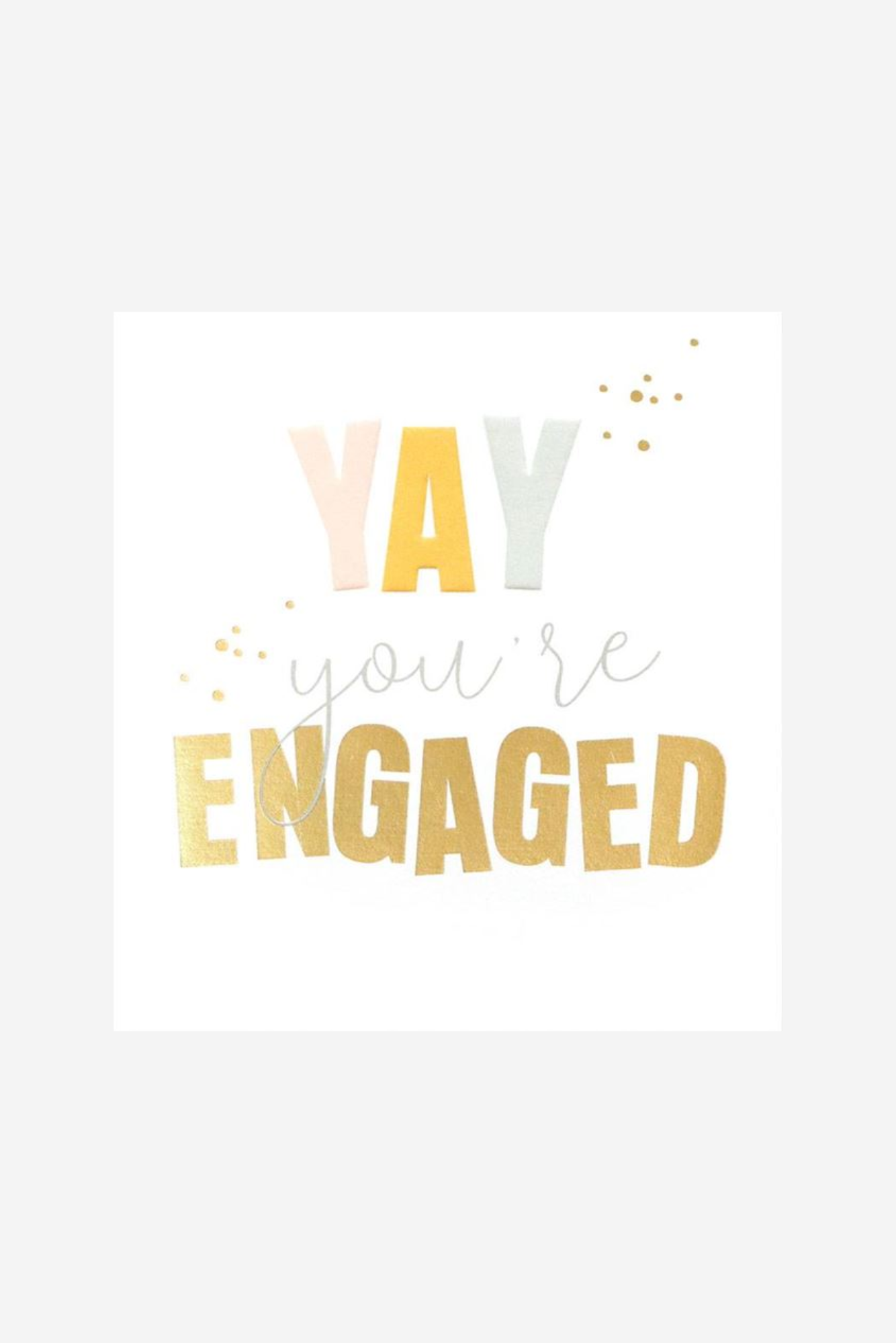 Yay You're Engaged - Gift Card