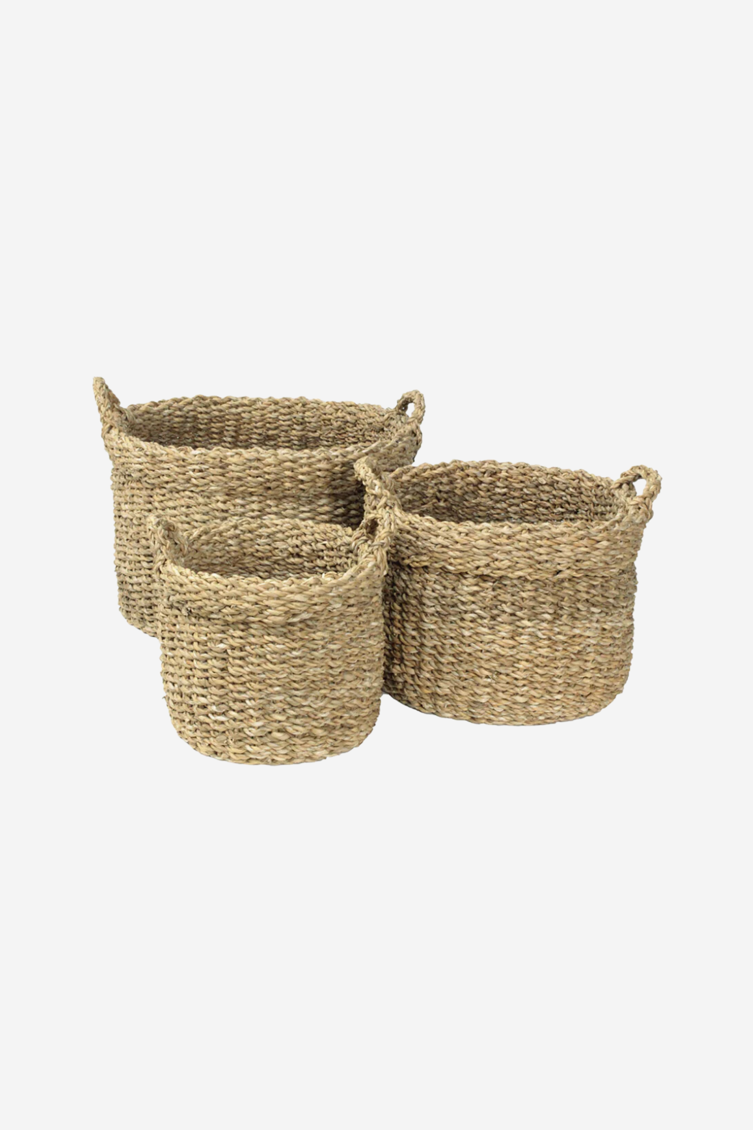 Briar Round Baskets with Handles - Small