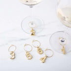 Belmont Gold Plated Wine Charms