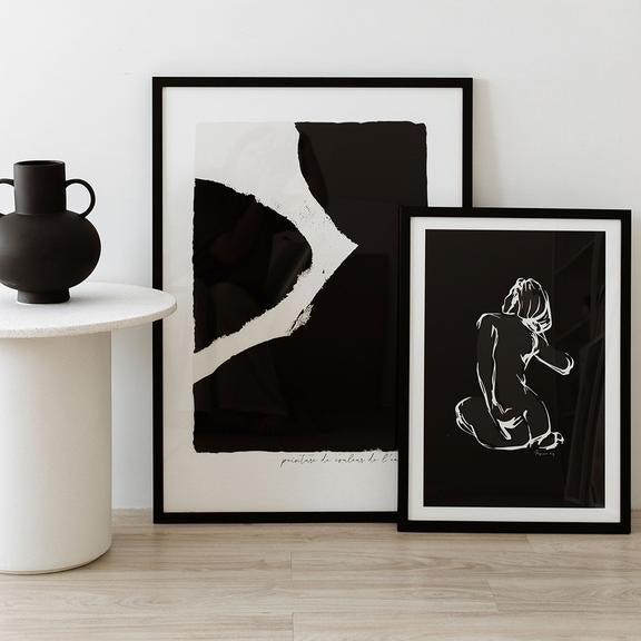 Ink Black - Unframed Print
