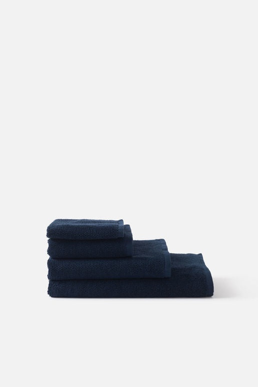 Classic Cotton Hand Towel - Navy