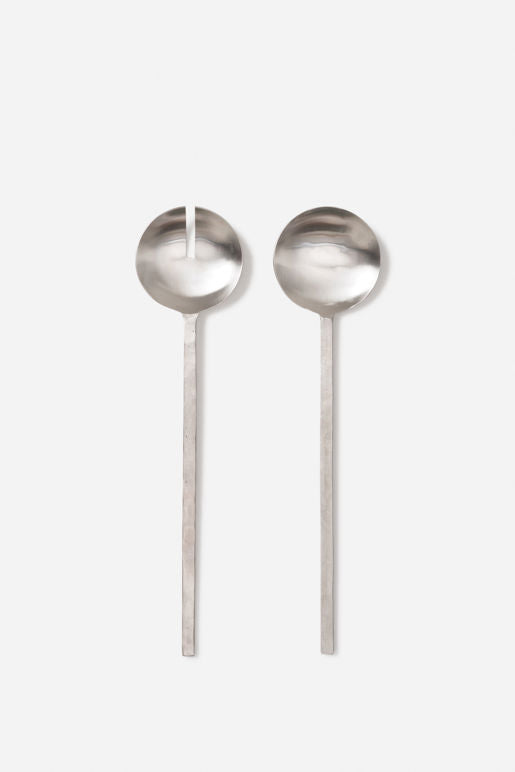 Forge Salad Servers - Stainless Steel