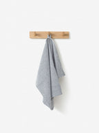 Stripe Washed Cotton Navy Tea Towel